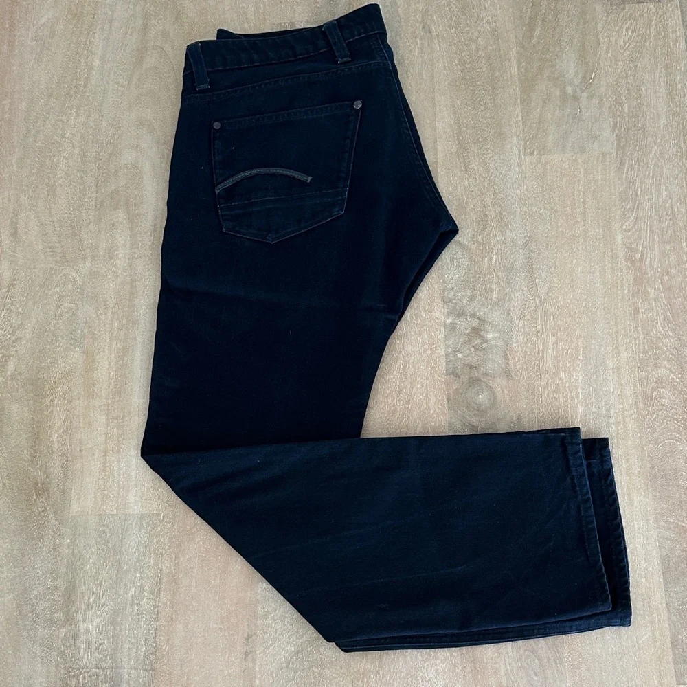 G-Star Men's Dark Blue Straight Jeans - Picture 5 of 5